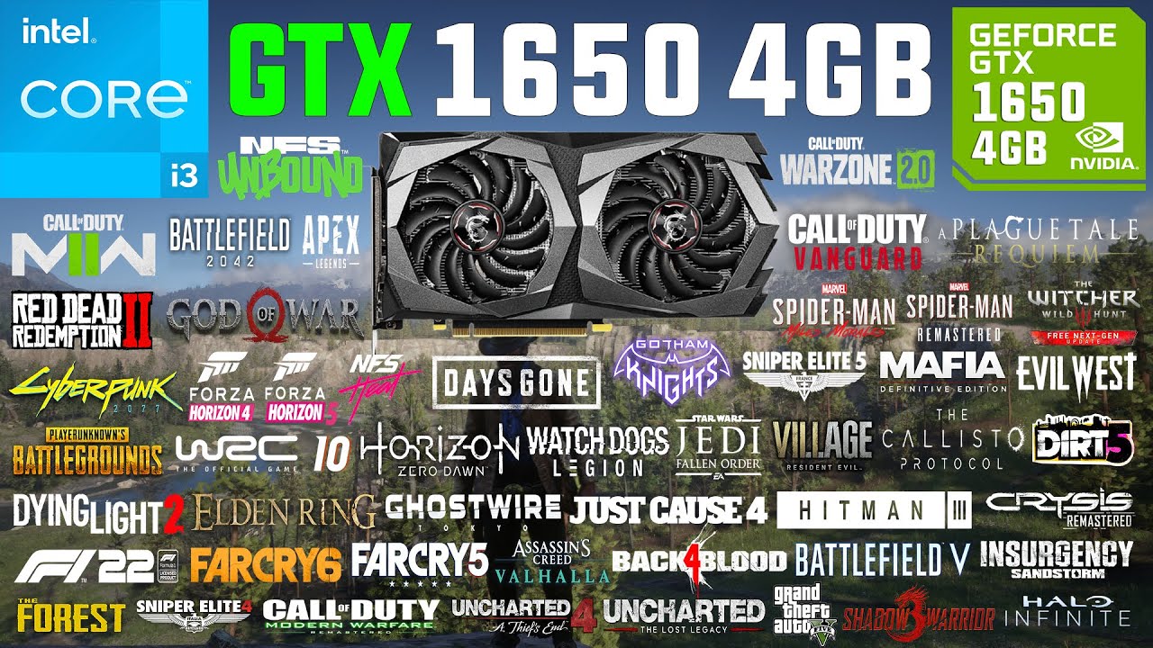 GTX 1650 Test in 60 Games in 2023