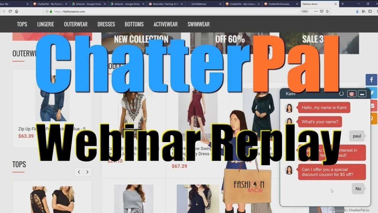 ChatterPal Review Webinar Replay Bonus - AI Chat Automated Animated Bots