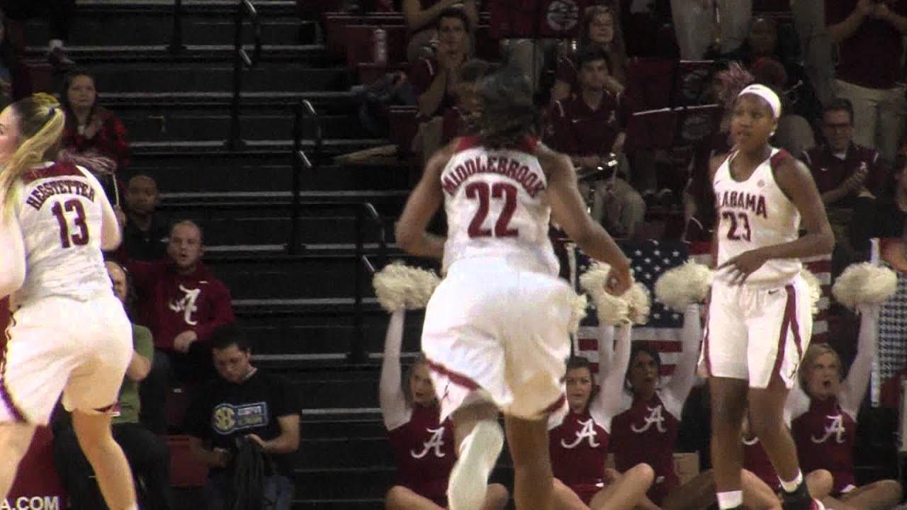 Alabama Women's Basketball beats the Lady Vols