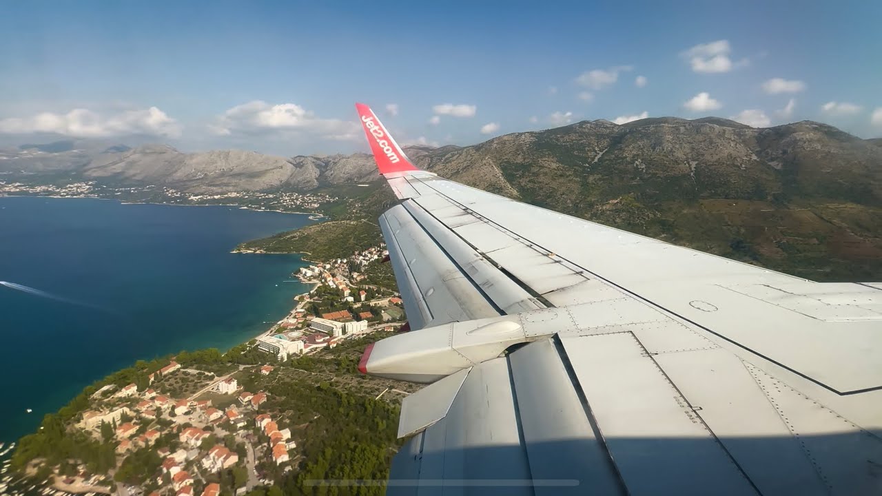 Approach and Landing into Dubrovnik Airport