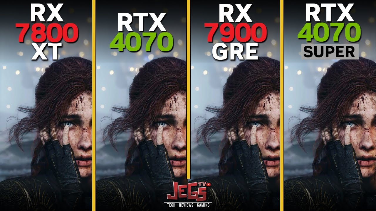RX 7800 XT vs RTX 4070 vs RX 7900 GRE vs RTX 4070 Super | Ryzen 7 9800X3D | Tested in 15 games