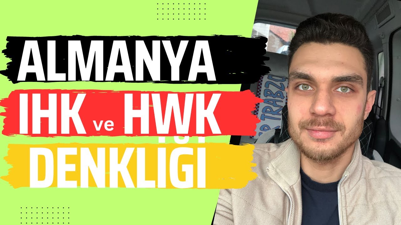 SOHBET : Almanya'da HWK ve IHK denkliği (Emirhan anlatıyor)