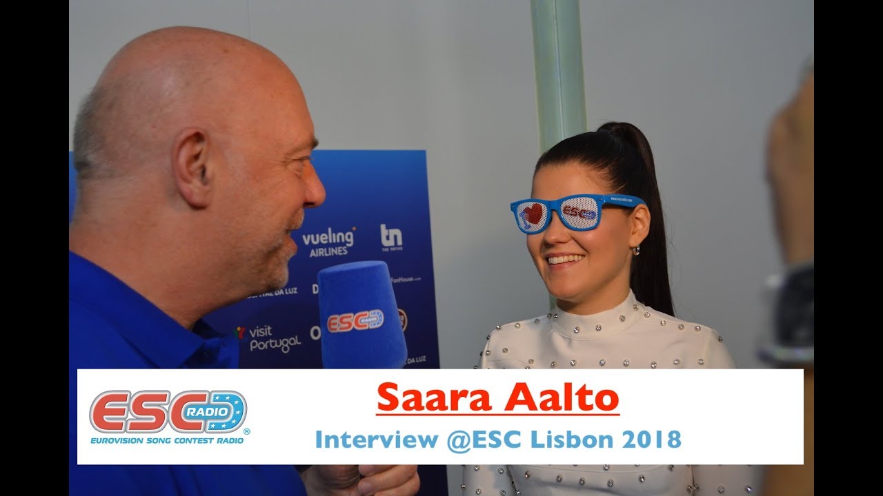 Saara Aalto (Finland) - interview Eurovision Lisbon 2018 | ESC Radio