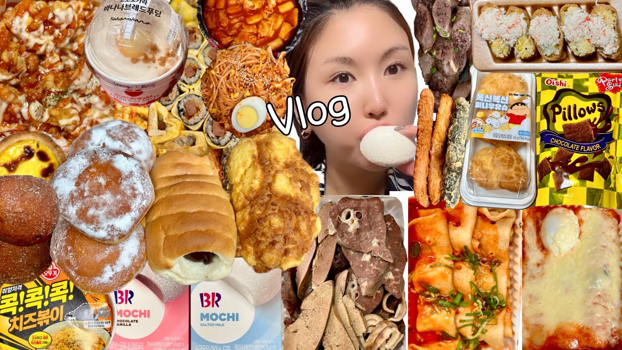 Подзаголовок) Один прием пищи в деньㅣMukbang VLOGㅣПерееданиеㅣ23: 1 прерывистое голодание ДИЕТА