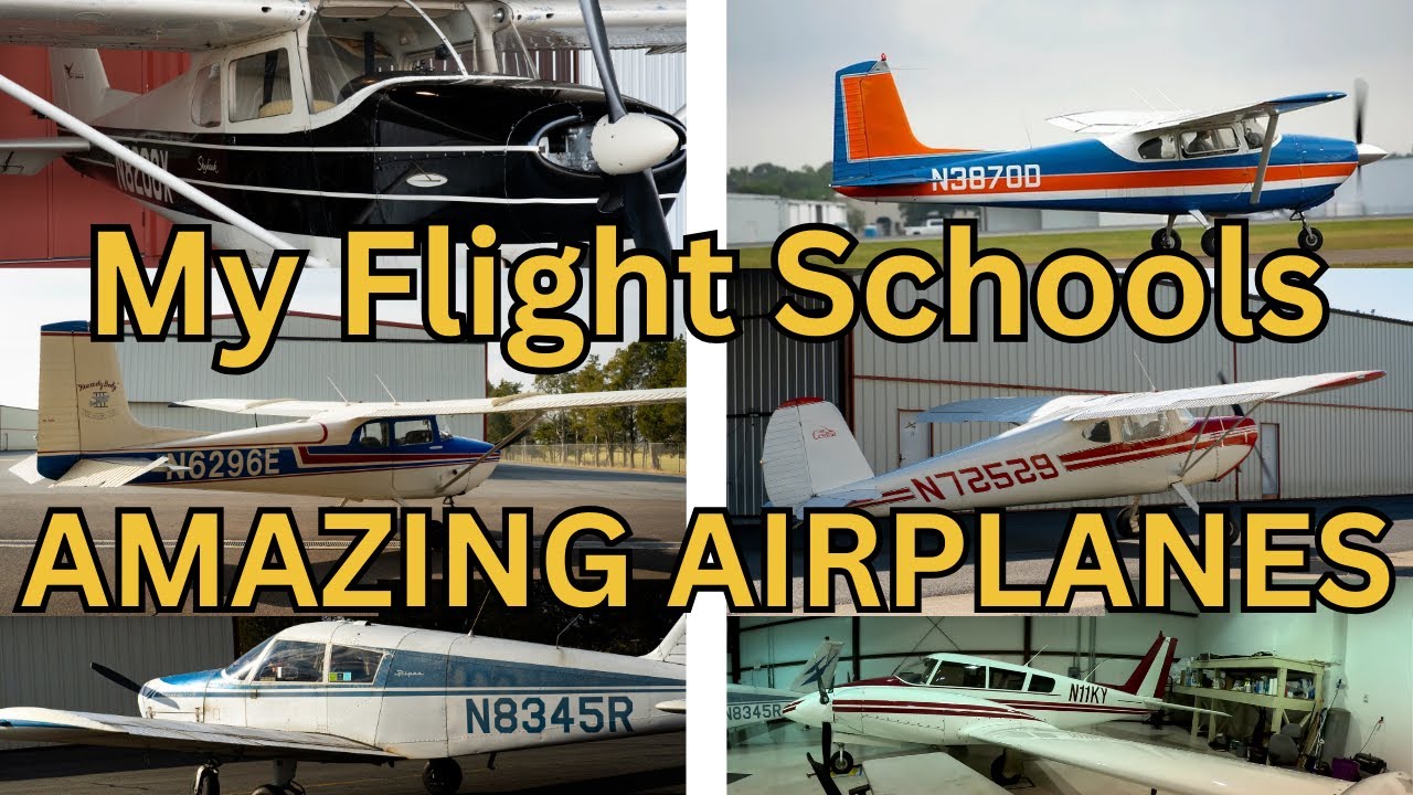 Every Plane At My Flight School (A Tour)