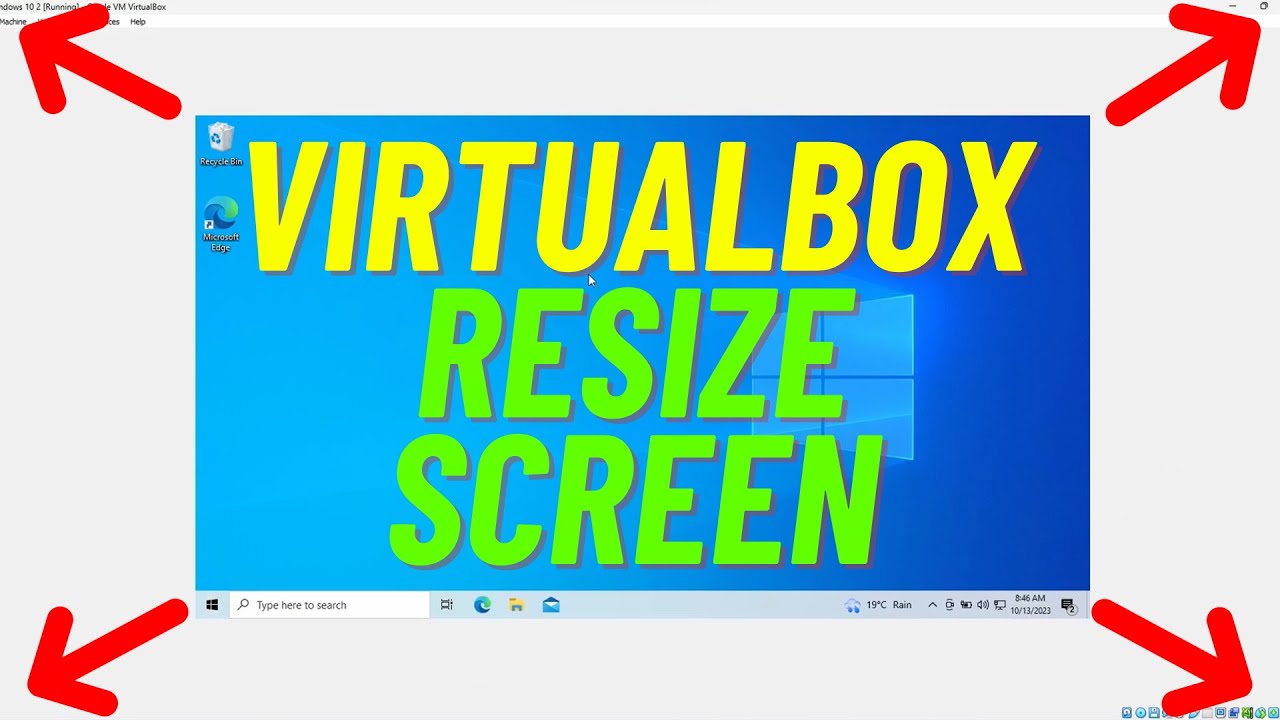 Как исправить разрешение экрана в VirtualBox