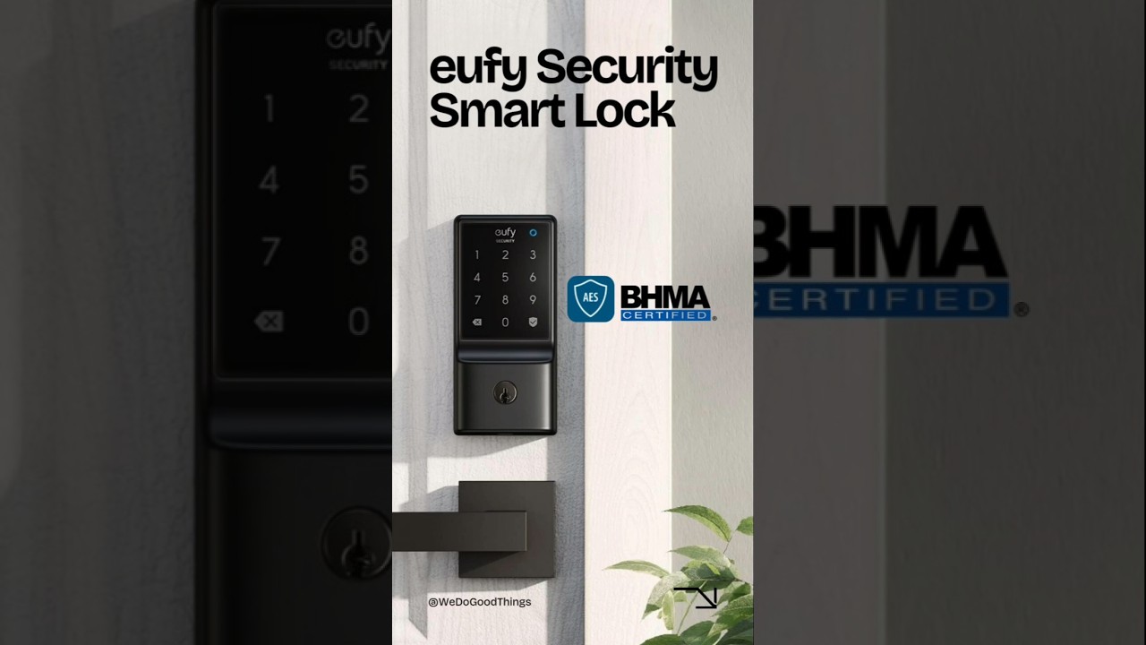 eufy Security Smart Lock &ndash; WiFi Smart Deadbolt, Keyless Entry, Touchscreen Keypad, and App Control