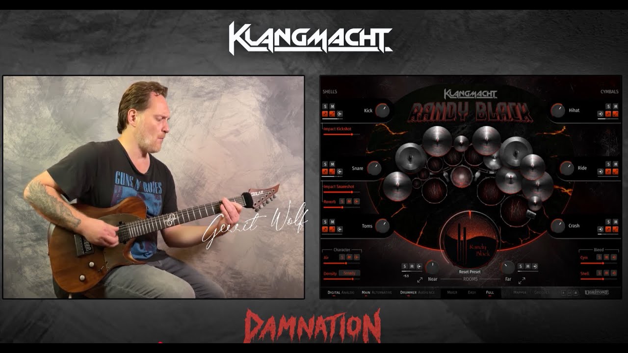 DAMNATION (by Gerrit Wolf) - Klangmacht Drums 