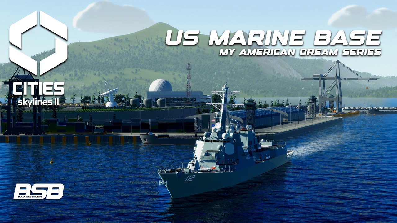 Let's Build US MARINE Base || Cities: Skylines 2