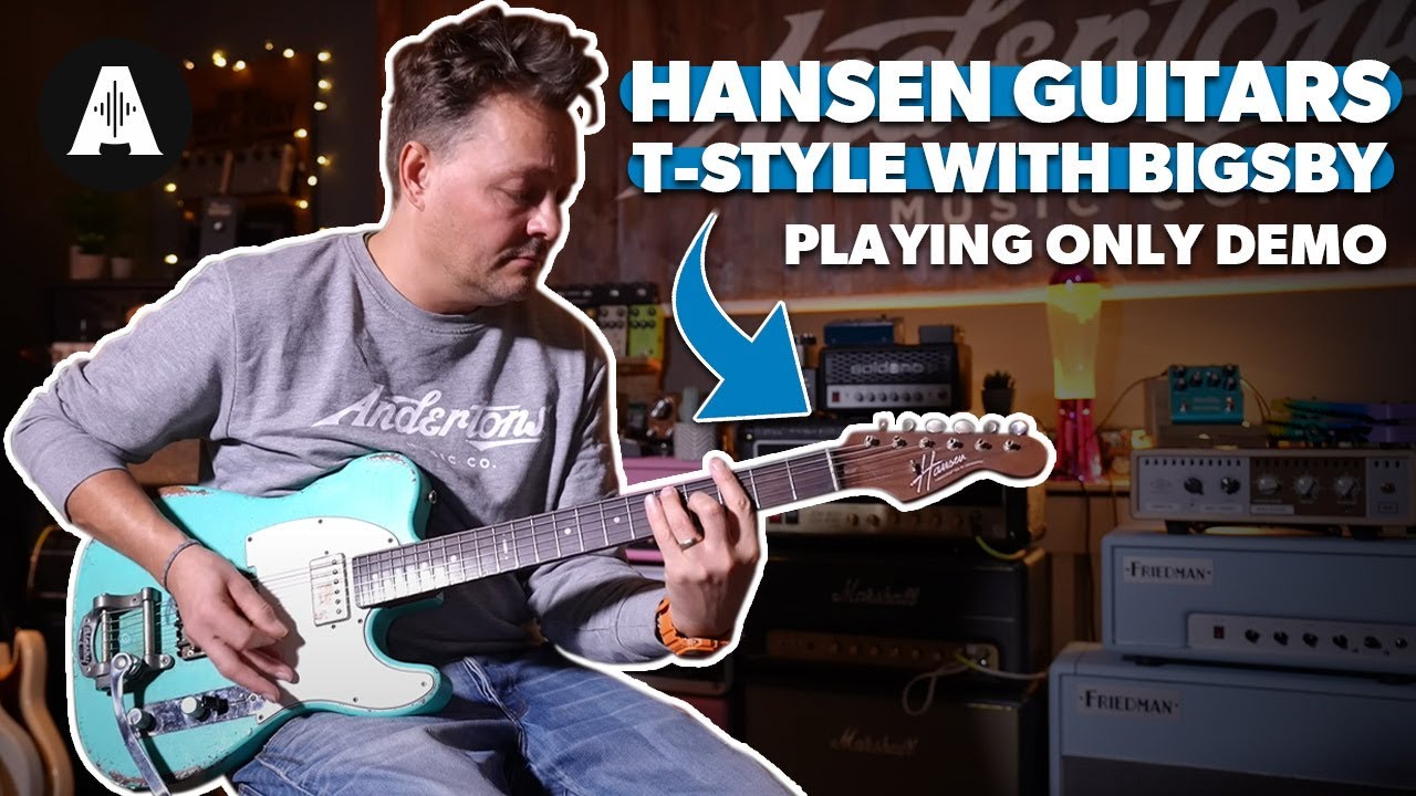 Hansen Guitars T-Style With Bigsby - Guitar Loops With Danish Pete!