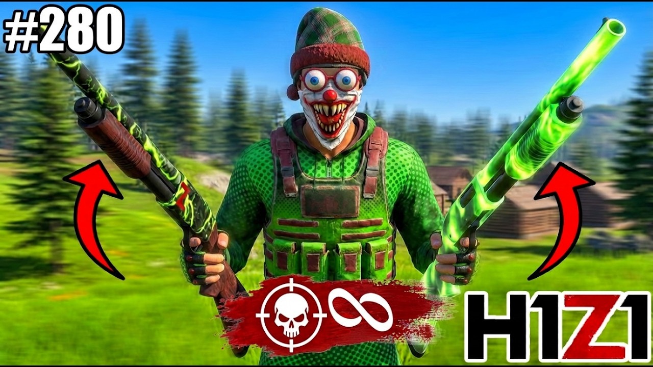 DOUBLE PUMP is BROKEN! H1Z1 ROTK  - BEST ODDSHOTS & FUNNY MOMENTS #280