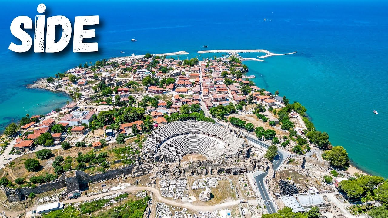 Side Gezi Rehberi - Side Antik Kenti - Side Gezilecek Yerler - Antalya Side Turkey