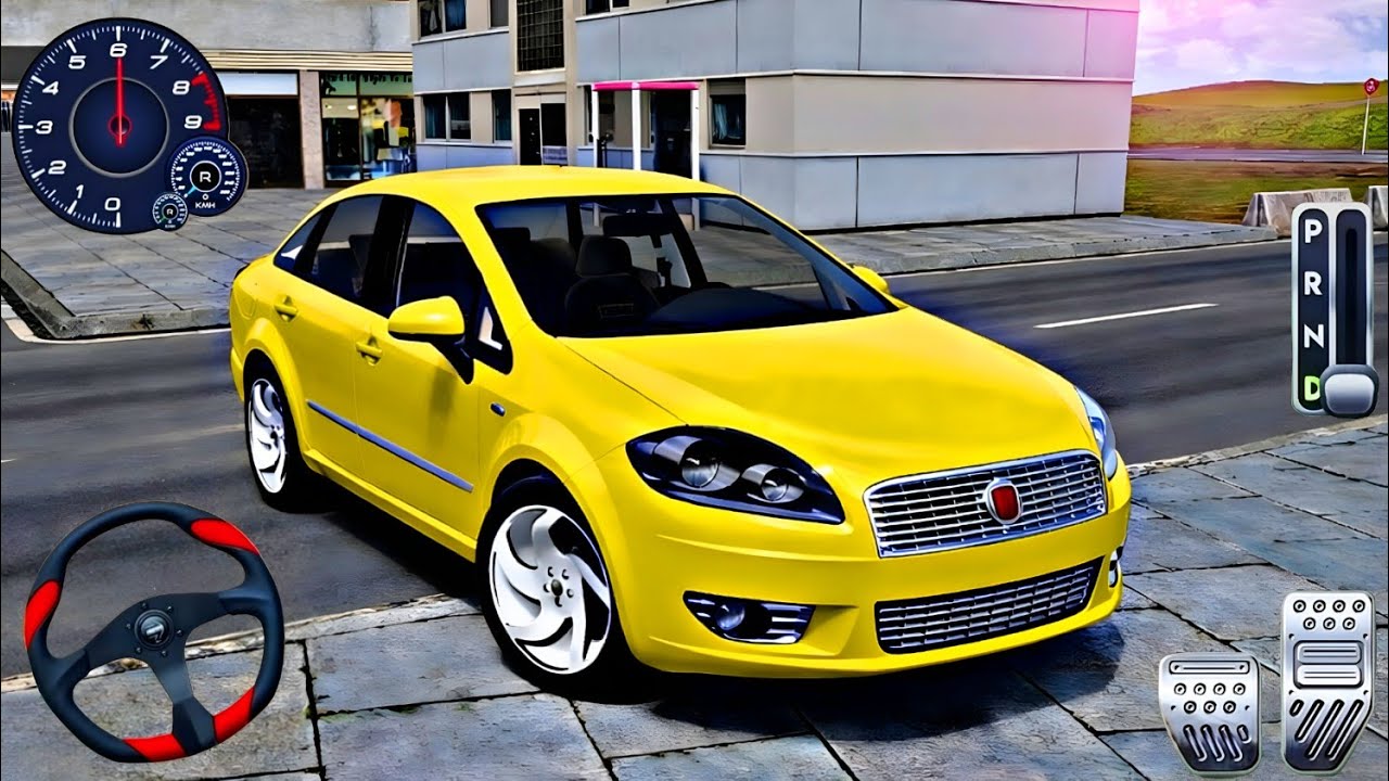 Fiat Linea Car Realistic City Driving Simulator | Streetpro Car Driving Game | Android Gameplay