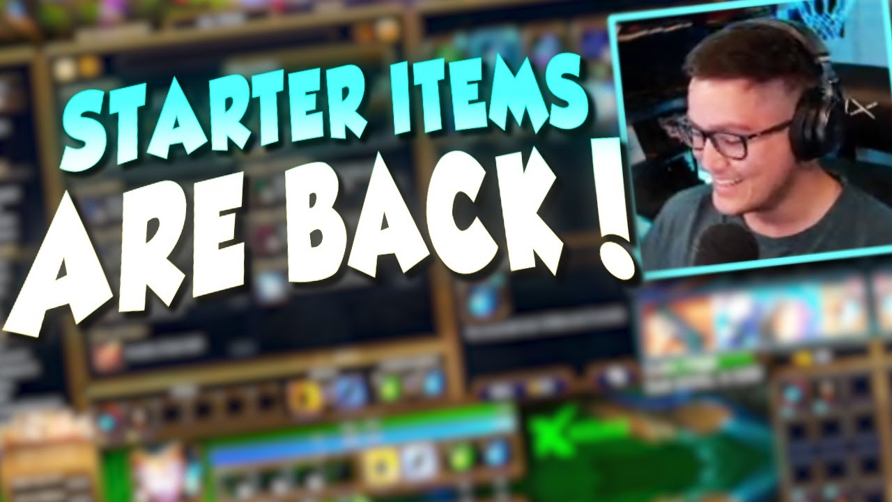 STARTER ITEMS ARE FINALLY BACK IN JOUST
