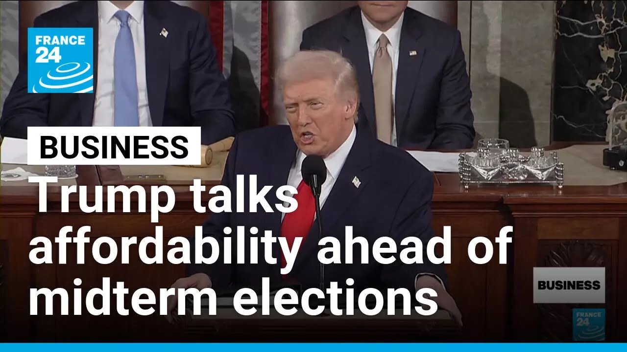Trump talks affordability amid public distrust in his handling of the economy • FRANCE 24 English