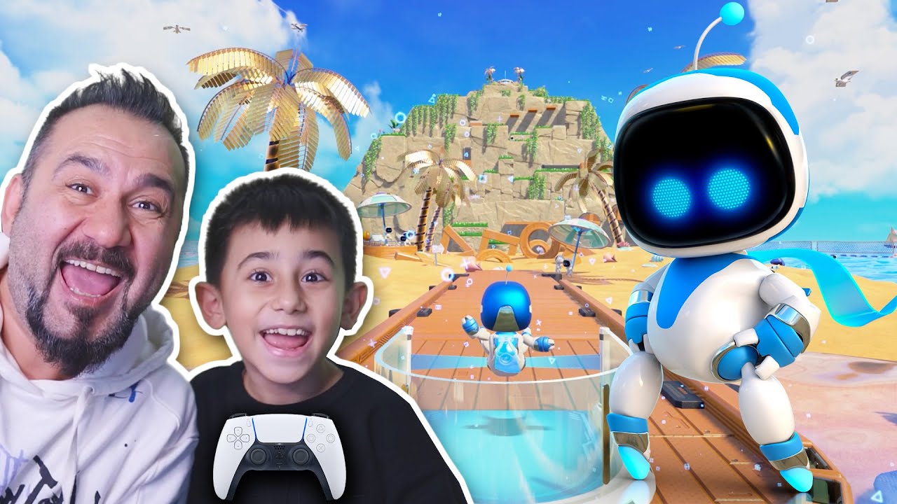EGEMEN KAAN BULUTLARIN &Uuml;ZERİNDE PARKUR YAPTI! DEV ROBOT G&Ouml;RD&Uuml;K! | PS5 ASTRO'S PLAYROOM OYNUYORUZ