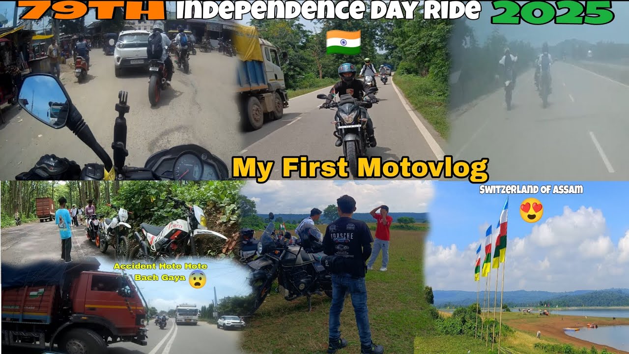 79th Independence Day Ride 2025 🇮🇳 | My First Motovlog|Bike Ride Vlog|Rider Kingkong 🏍️ Freedom Ride