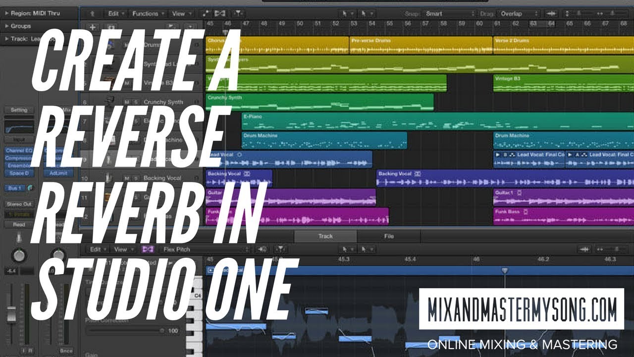 Create a Reverse Reverb in Studio One