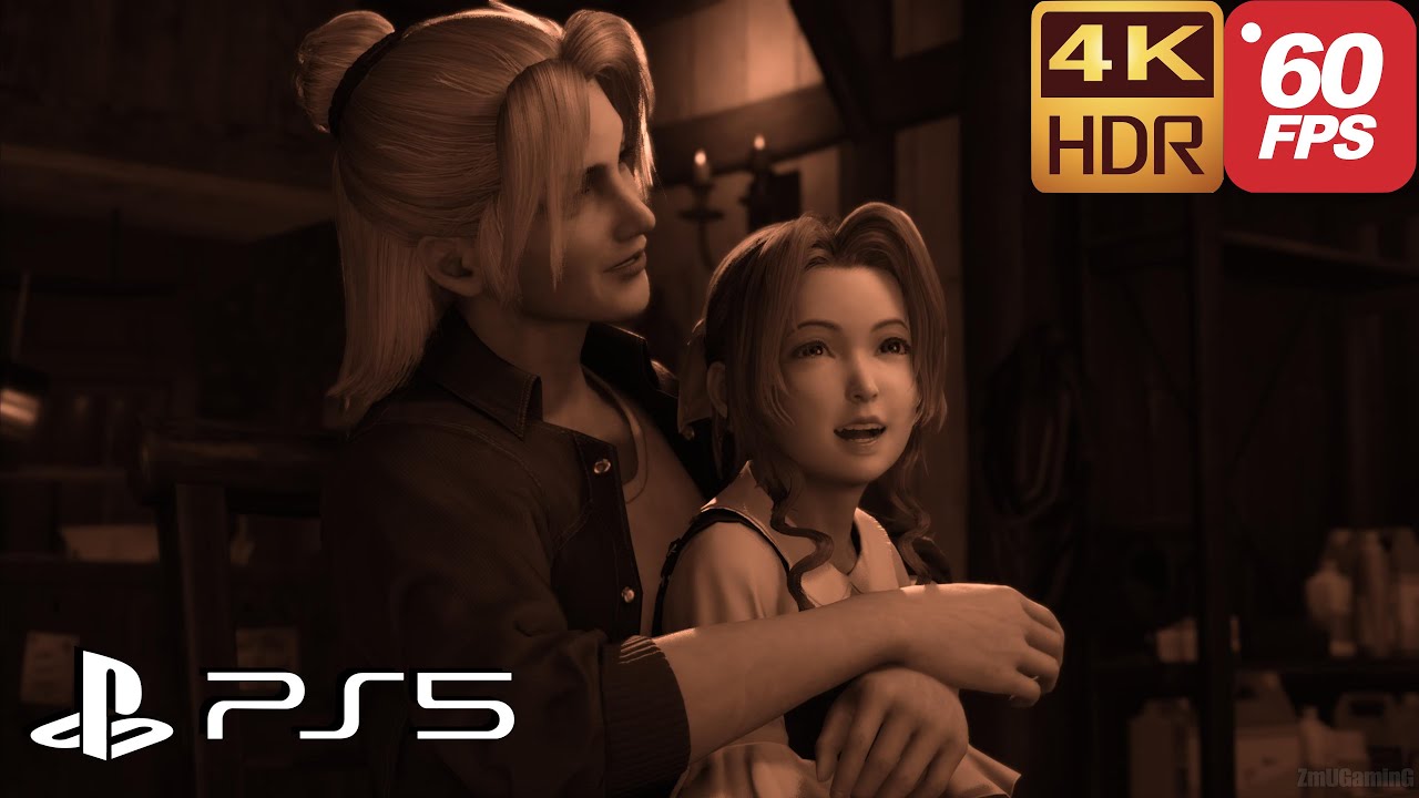 Aerith's Mother Tells The Truth About Her Daughter Scene | Final Fantasy 7 Remake PS5 60FPS 4K HDR