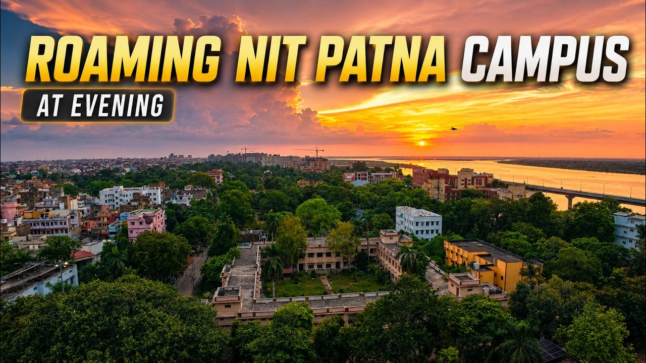 NIT Patna at Night Hits Different 🌙 | Evening Campus Tour & Student Life