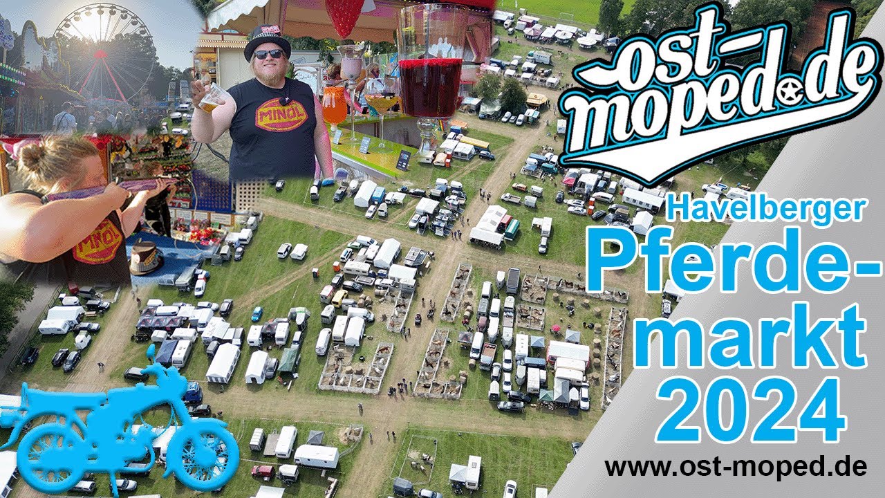 ost-moped.de beim Havelberger Pferdemarkt 2024 | Der Größte im Norden