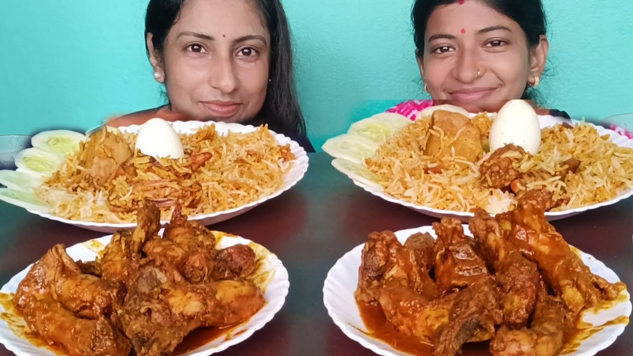 SPICY🥵CHICKEN BIRYANI🌶️CHICKEN GIZZARD NECK SPICY🔥CURRY EATING CHALLENGE #eatingchallenge #mukbang