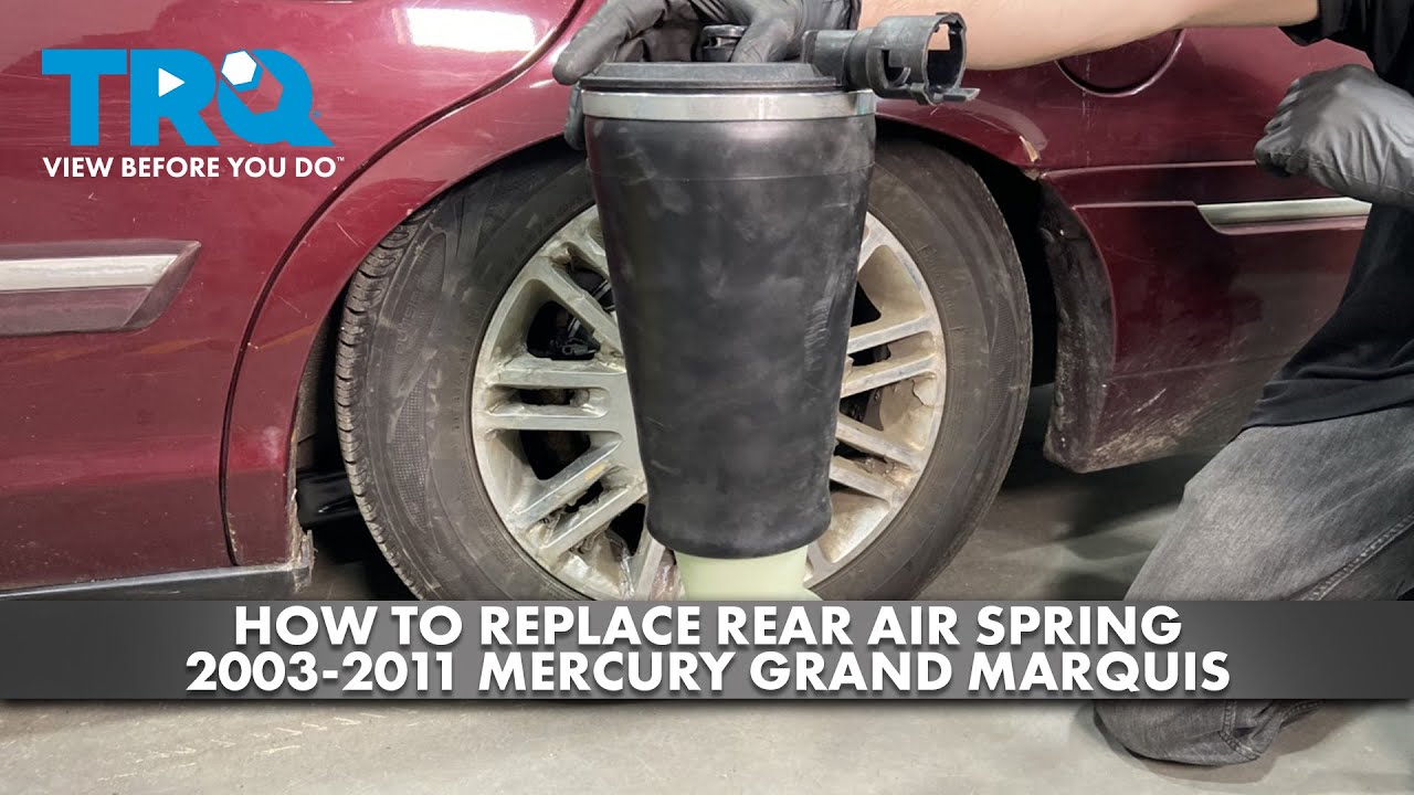 How to Replace Rear Air Spring 2003-2011 Mercury Grand Marquis