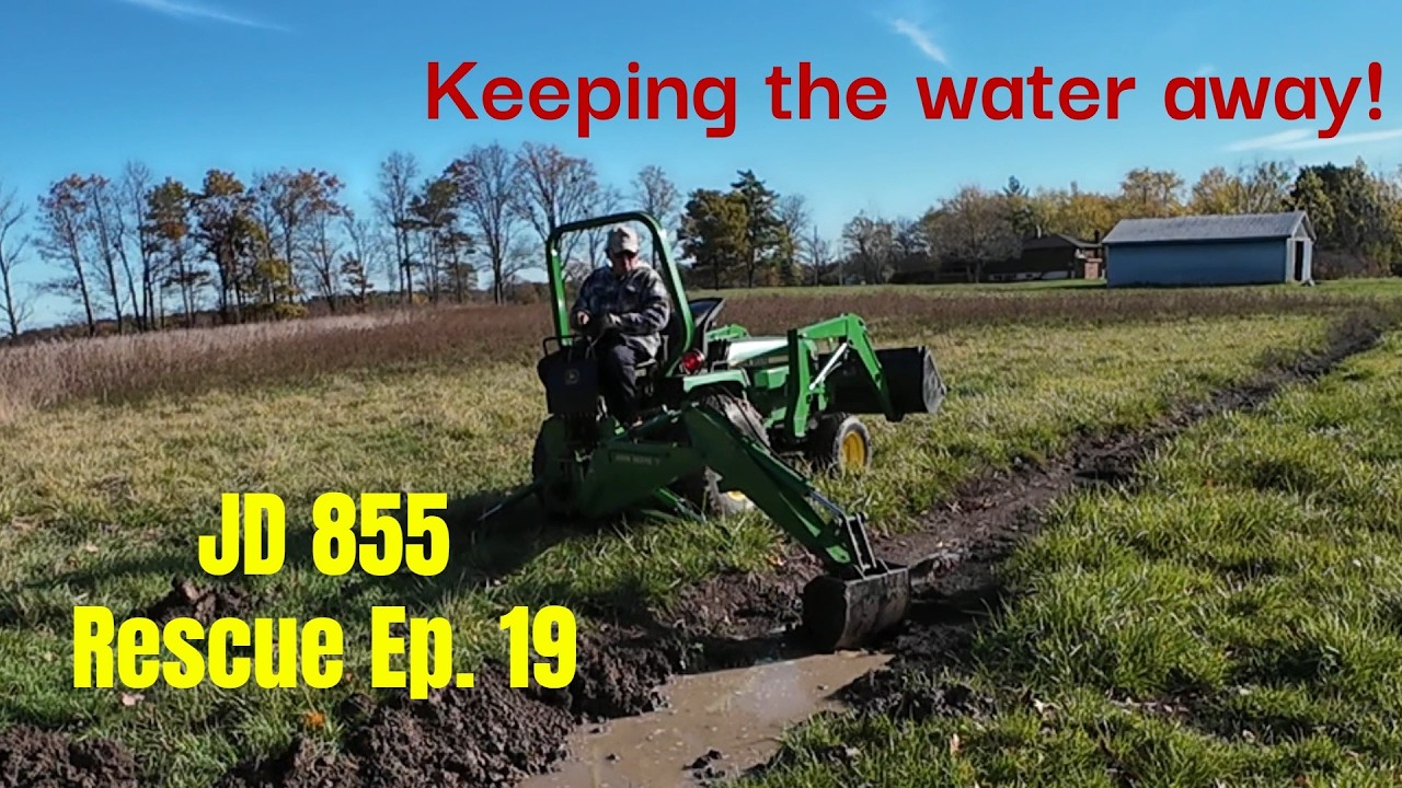 JD 855 Recue. Ep. 19 Chasing water away