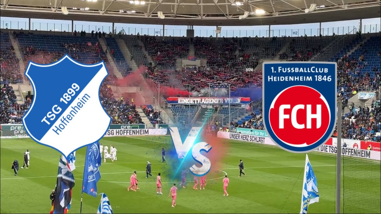 TSG Hoffenheim – 1. FC Heidenheim Stadionvlog Sieg zuhause + 3 Punkte