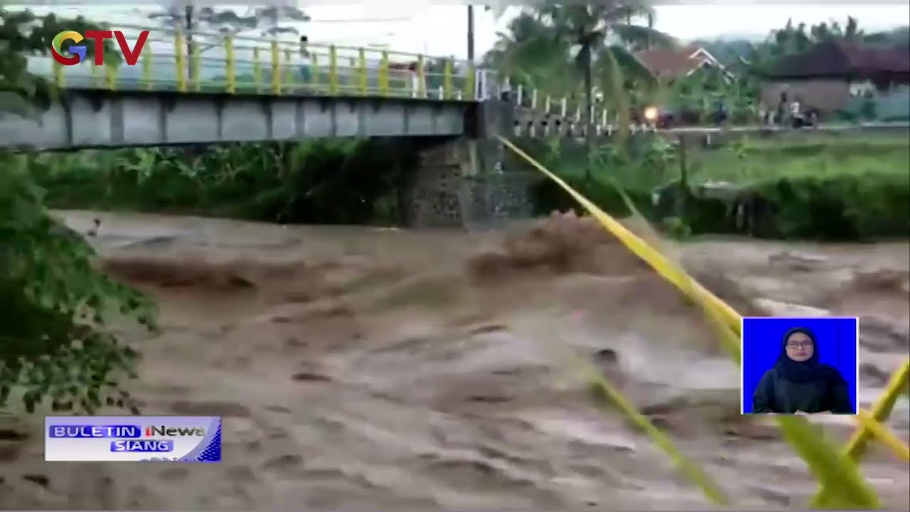 Detik-detik Luapan Sungai di Bogor Terjang Jembatan dan Rumah Warga #BIS 07/09