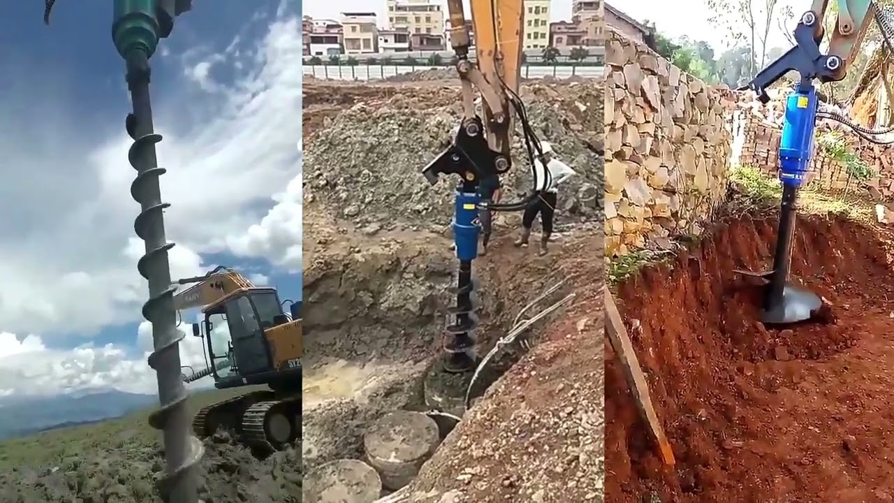 Best Excavator Auger Attachments for Sale | Direct from Factory