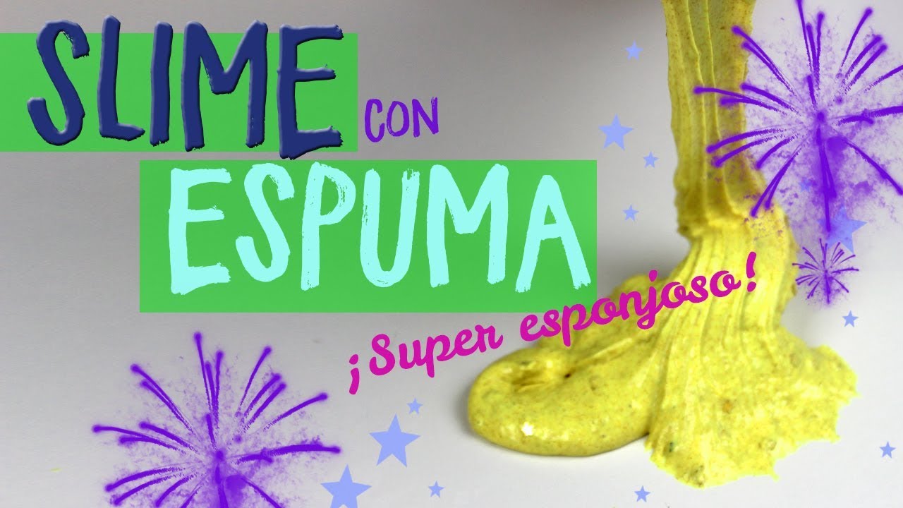 &iquest;C&oacute;mo hacer slime con espuma afeitar sin borax? slime con crema de afeitar f&aacute;cil