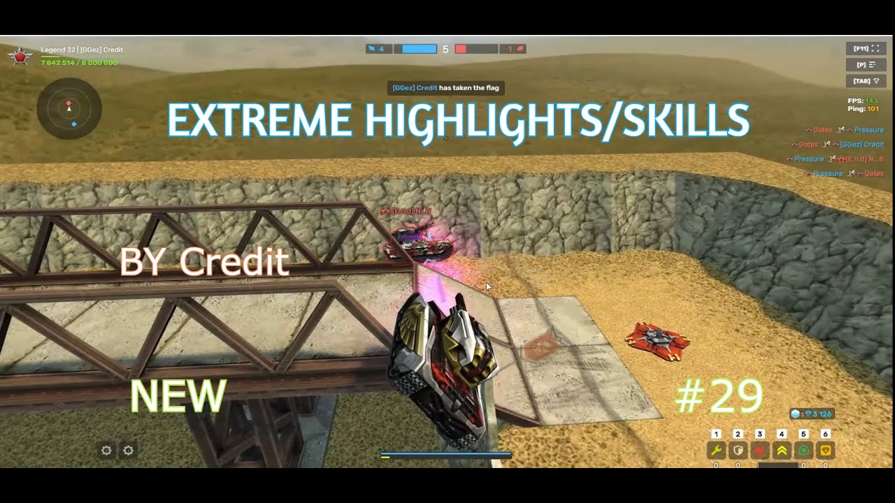 TANKI ONLINE EXTREME Highlights/Skills By Credit #29