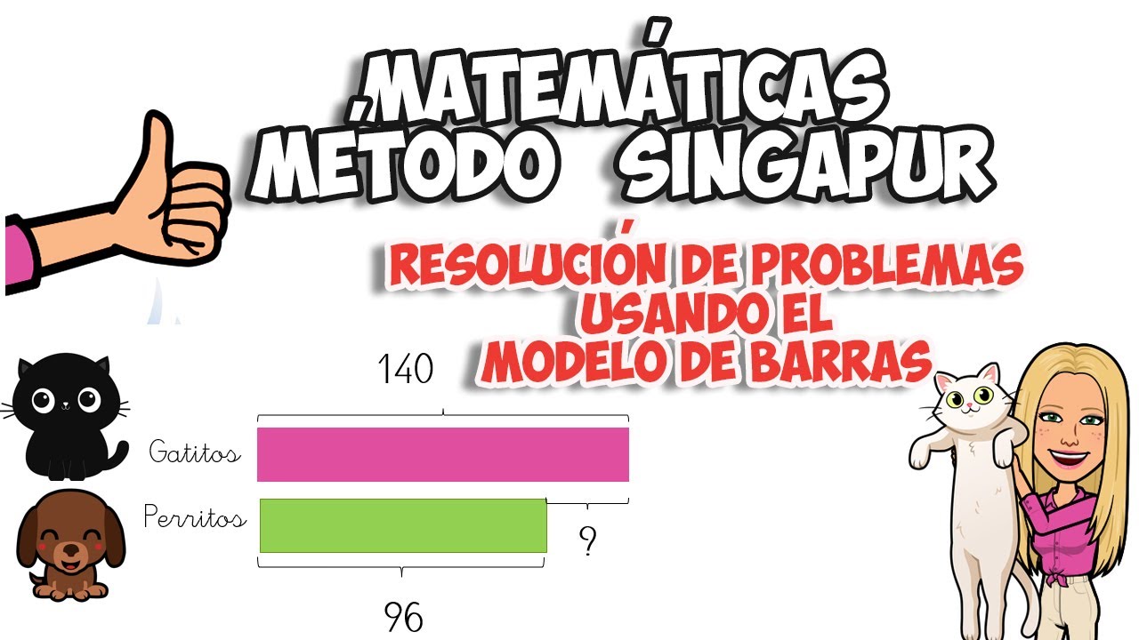 MODELO DE BARRAS | Resolución de problemas | Matemáticas MÉTODO SINGAPUR