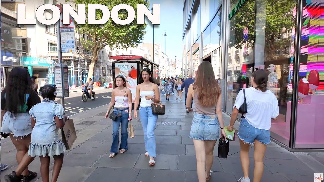 🔥 2025 London Heatwave Vibes | Summer Heat & City Chaos | London Summer Walk 4K