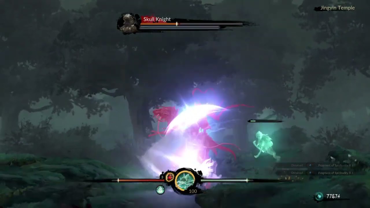 Eastern Exorcist - Skull Knight Boss Fight