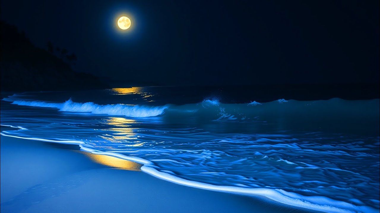 Fall Asleep Fast by Beach Waves Sounds for Sleeping or Insomnia