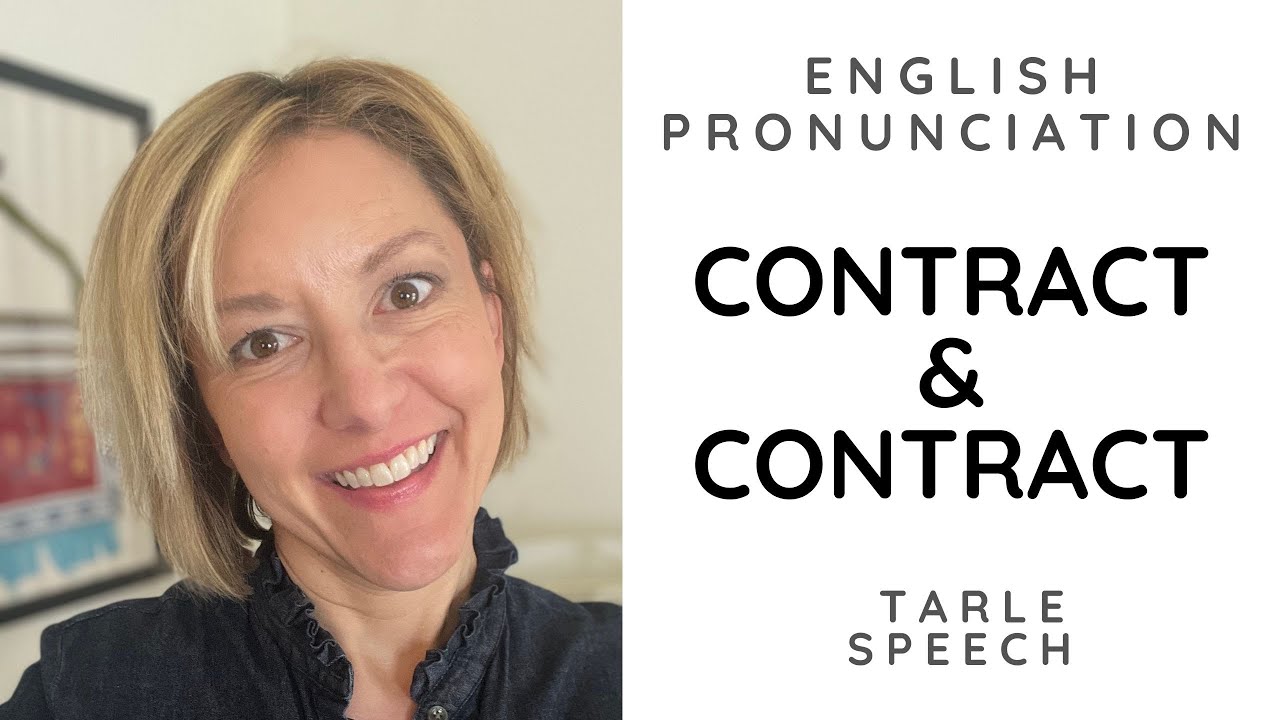 Learn to Pronounce CONTRACT & CONTRACT - American #English Heteronym Pronunciation Lesson