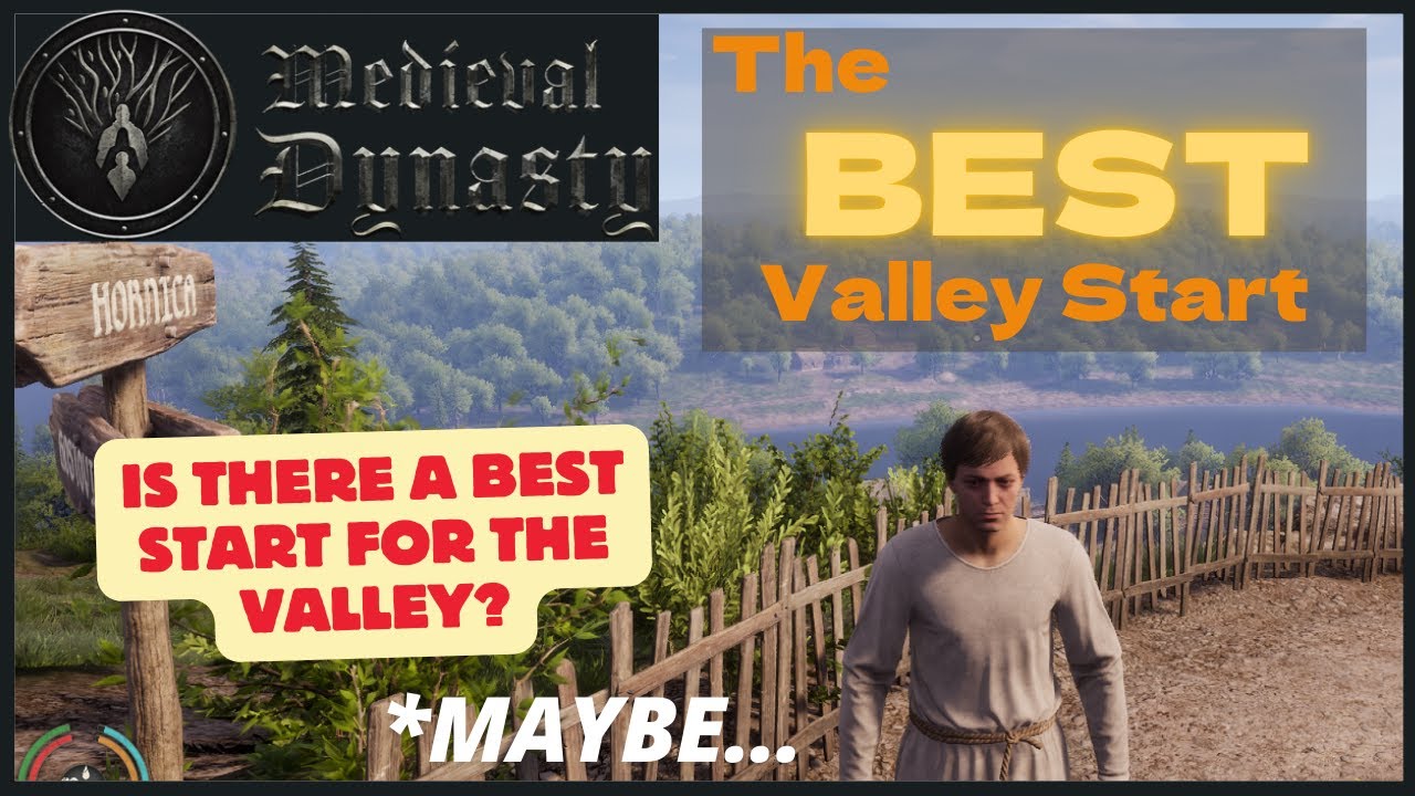 The BEST?! Valley start?... | Medieval Dynasty | Tips and Tricks for a Great start in the Valley