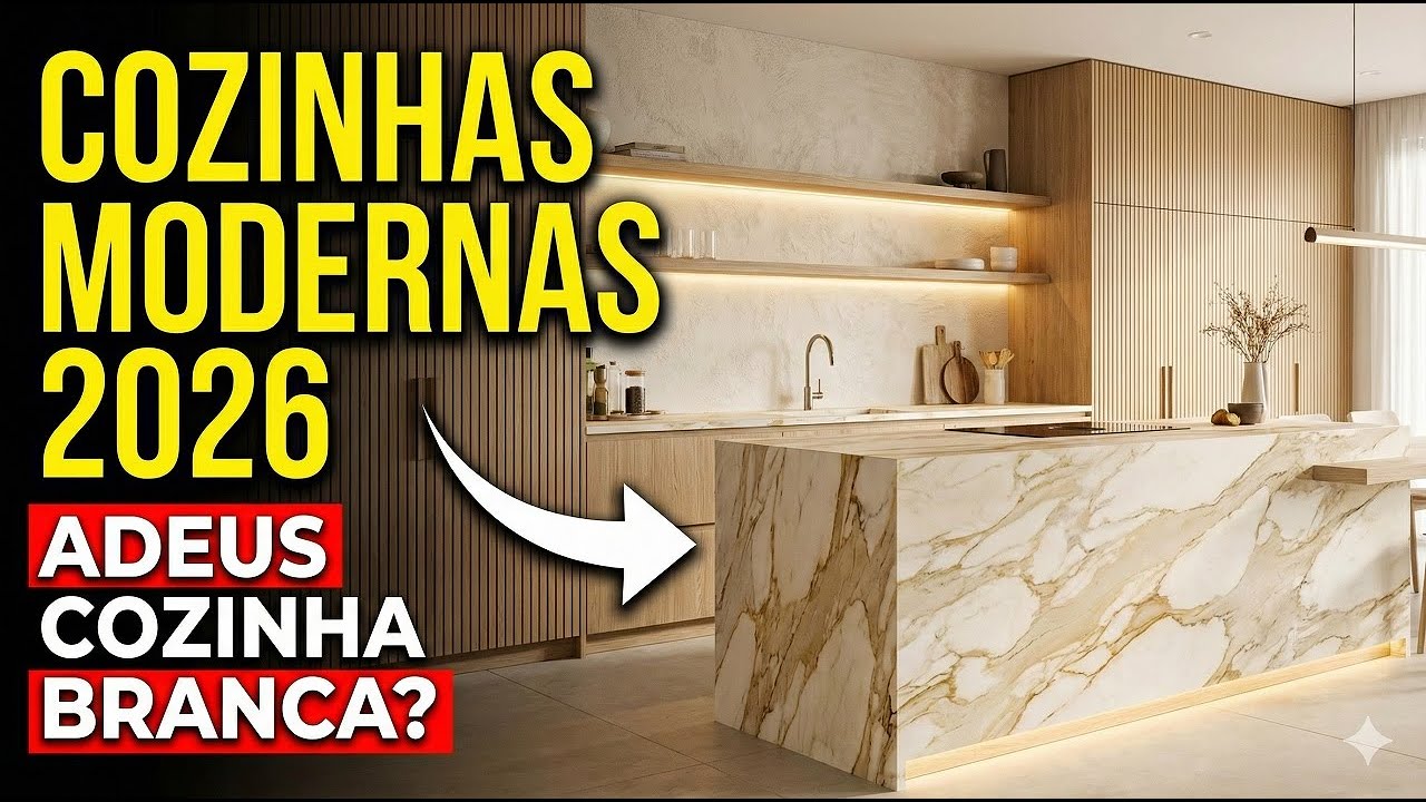 COZINHAS MODERNAS 2026 - IDEIAS DE COZINHAS PARA 2026