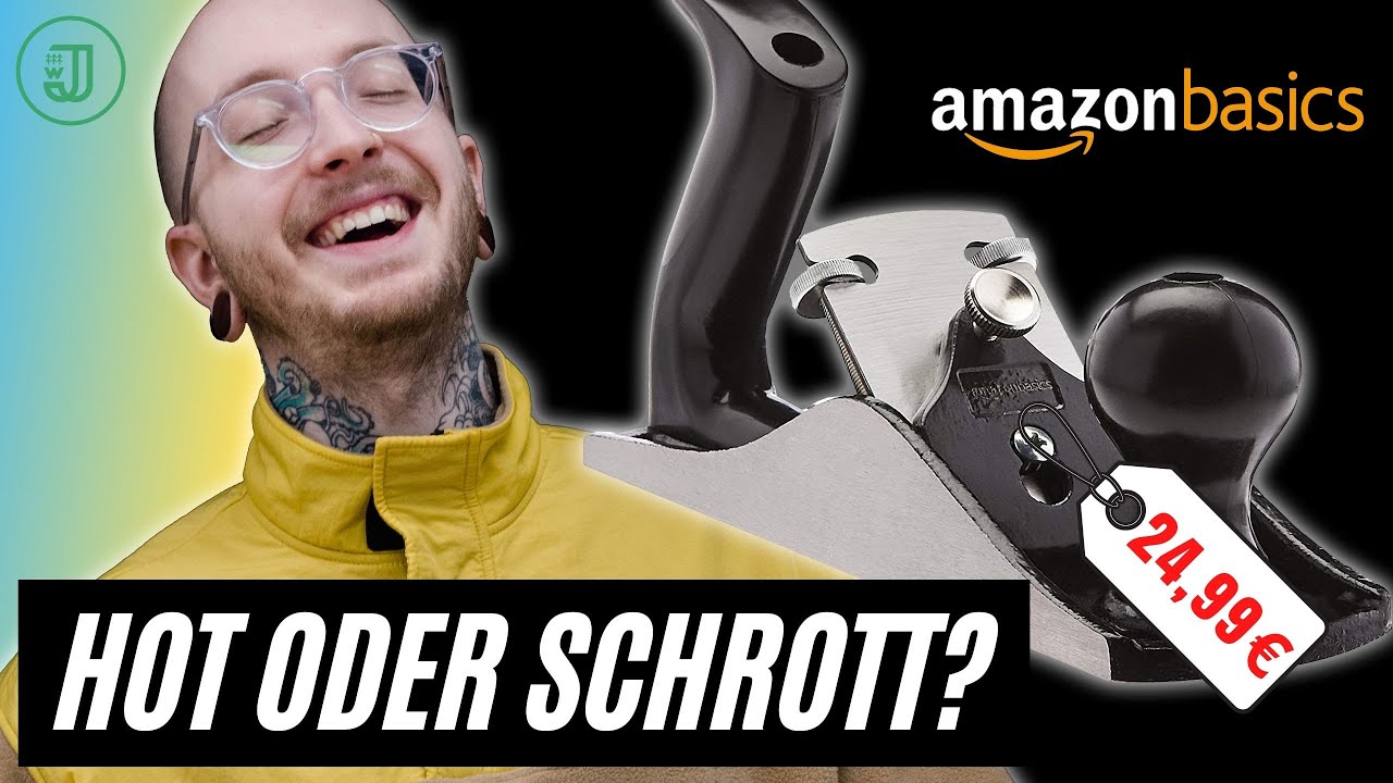 25€ HANDHOBEL von AMAZON BASICS: Damit hab ich nicht gerechnet! 😨| Jonas Winkler
