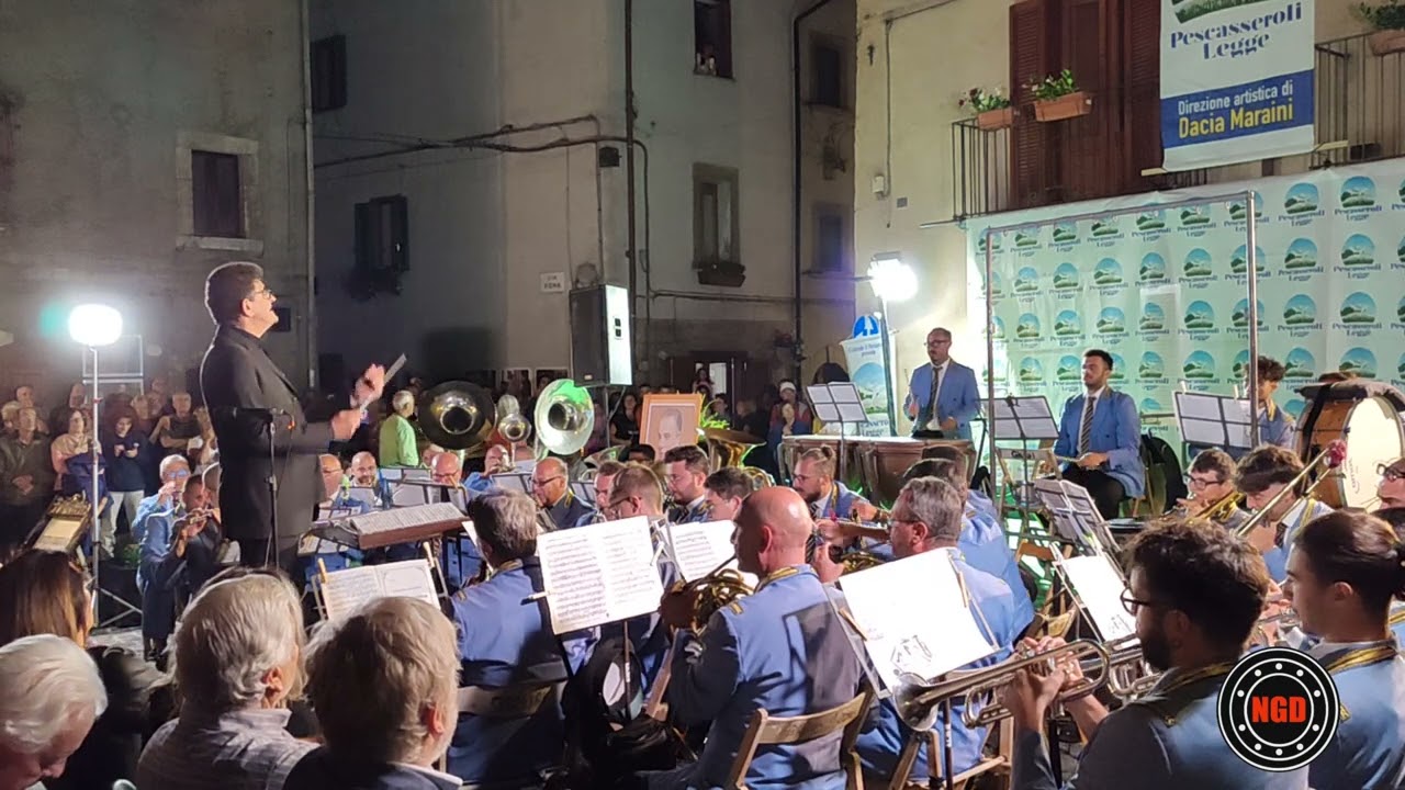 Guglielmo Tell Banda di Gioia del Colle 12/8/24 Pescasseroli Concerto per Franco Farias