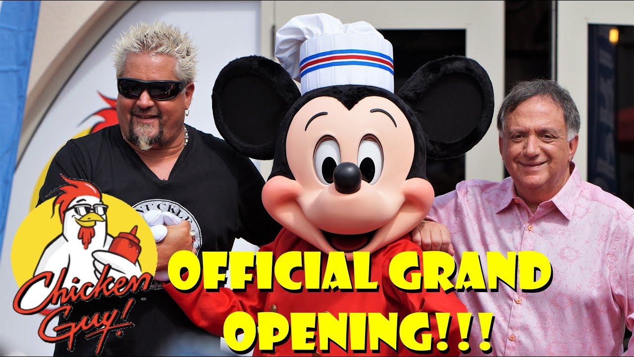 Chicken Guy! Disney Springs Official Grand Opening Celebration & Robert Earl Interview!