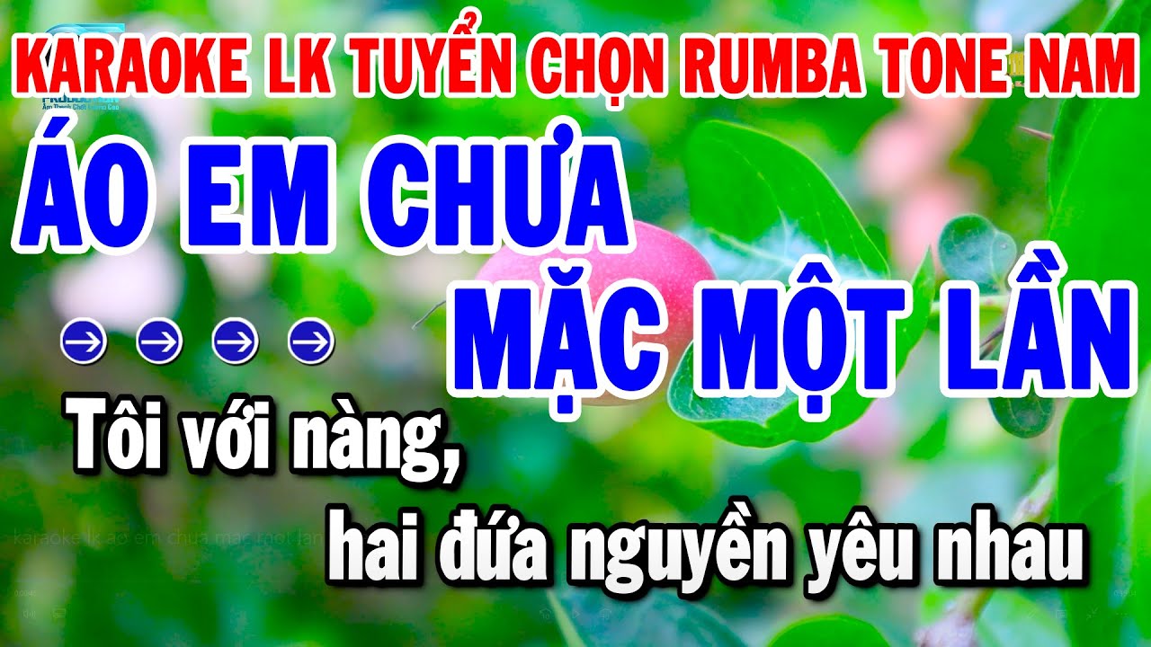 Karaoke Liên Khúc Tone Nam Nhạc Sống Rumba 2025 | Áo Em Chưa Mặc Một Lần - Hát Nữa Đi Em | Thanh Hải