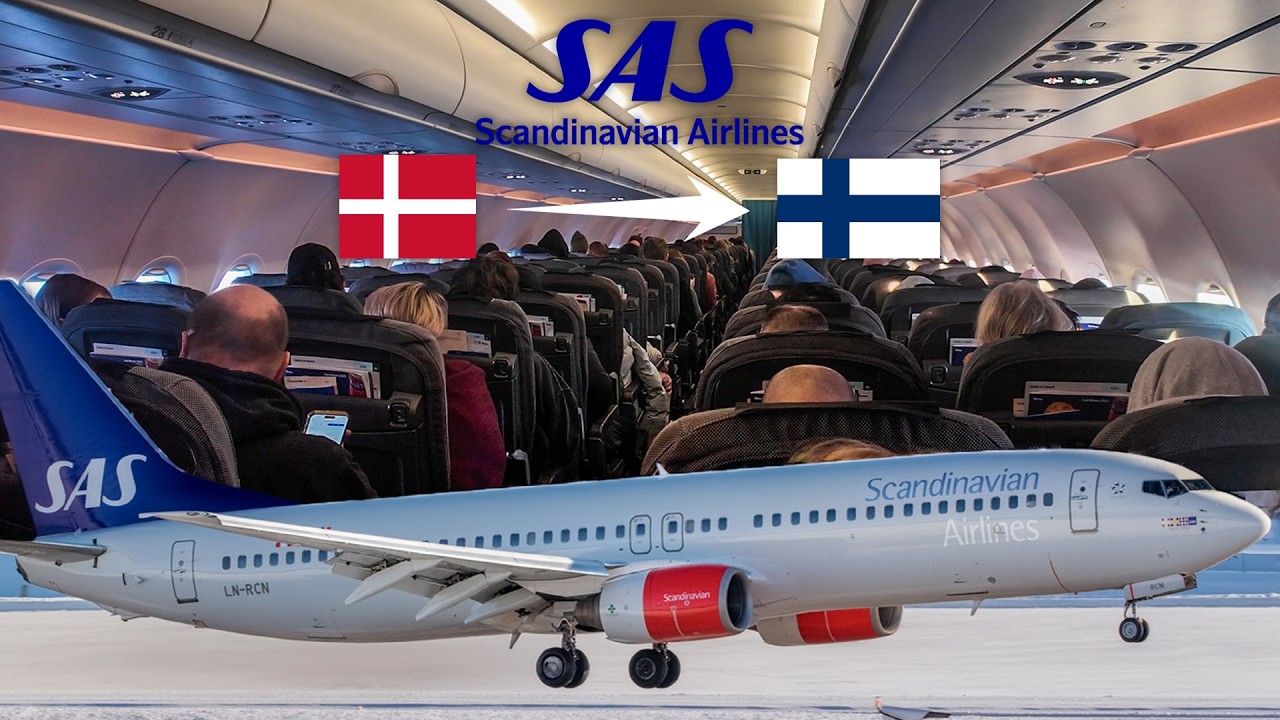Copenhagen to Tallinn 🇩🇰✈️🇫🇮🚢🇪🇪 | SAS A320 Flight & Viking Line Ferry Journey