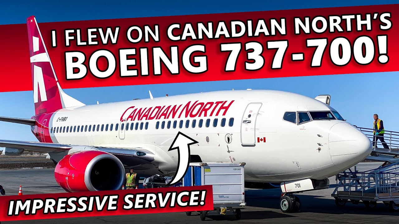 Я летал на Boeing 737-700 авиакомпании Canadian North!