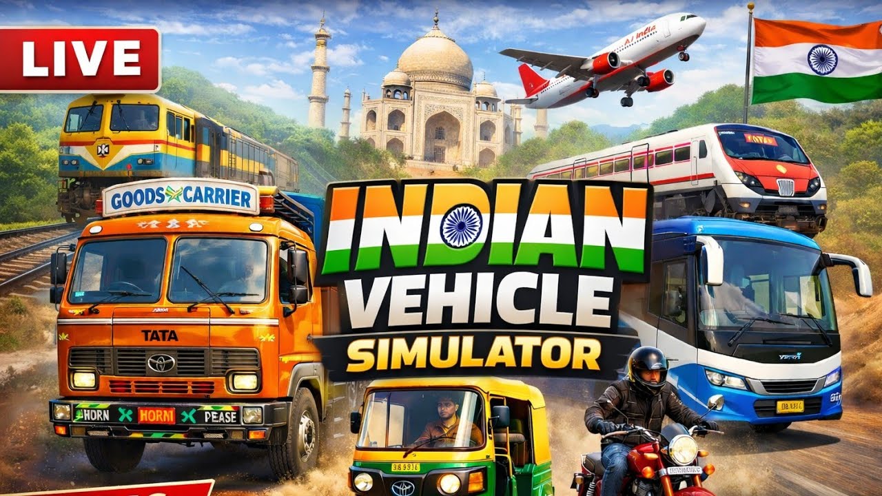 THE_VECTOR_SHORT is live!   Indian vehicle stimulator 3d Game 🎮🎯🎮
