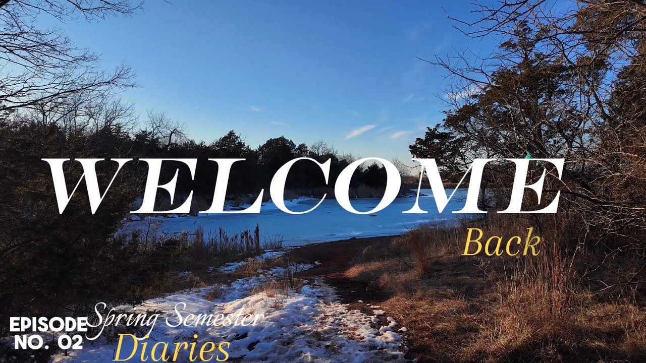 My semester diaries-ep2- snow days, short week, friends,workout 