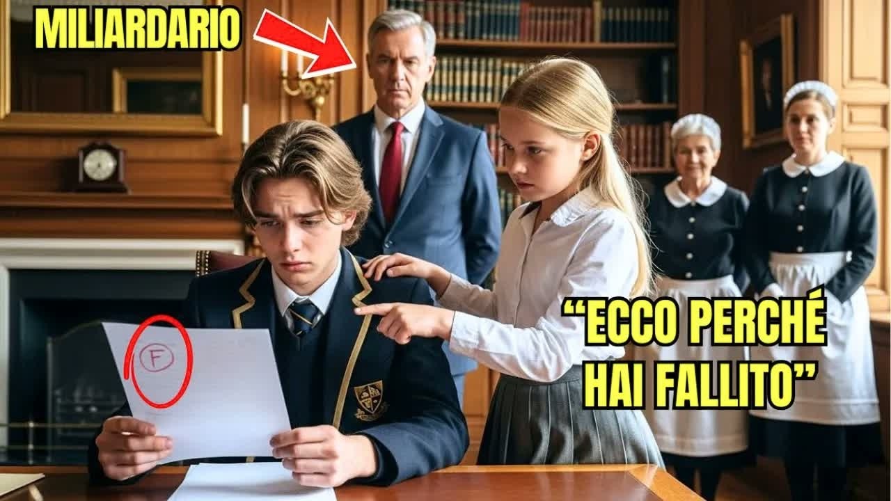 Il Figlio del Miliardario Falliva Ogni Esame, Poi la Figlia della Domestica Cambiò Tutto per il