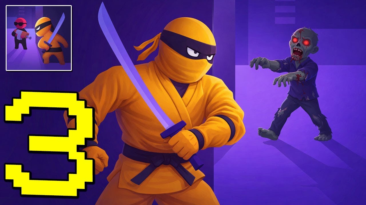 Stealth Master: Assassin Ninja - Gameplay Walkthrough Part 3 - Shooting , Ninja Killer (Android,iOS)